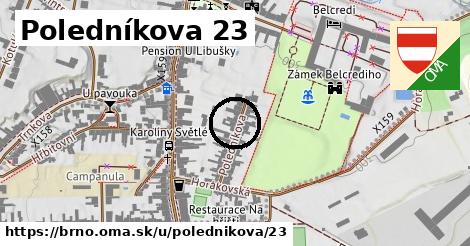 Poledníkova 23, Brno