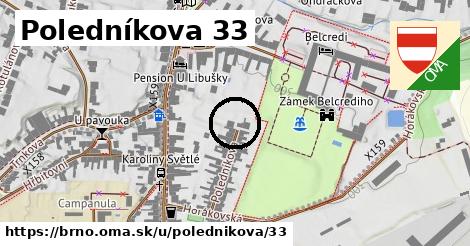 Poledníkova 33, Brno