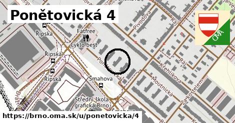 Ponětovická 4, Brno