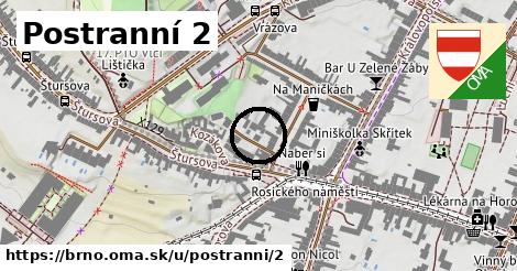 Postranní 2, Brno