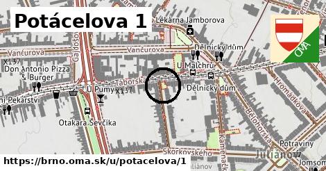 Potácelova 1, Brno