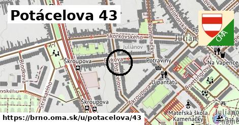 Potácelova 43, Brno