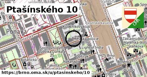 Ptašínského 10, Brno