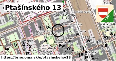 Ptašínského 13, Brno