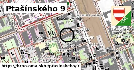 Ptašínského 9, Brno