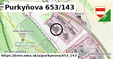 Purkyňova 653/143, Brno