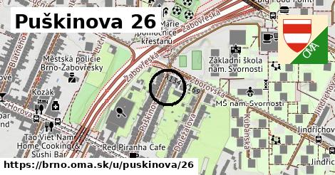 Puškinova 26, Brno