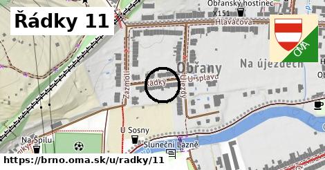 Řádky 11, Brno