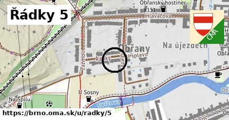 Řádky 5, Brno