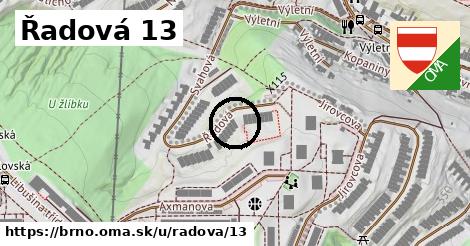 Řadová 13, Brno