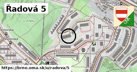 Řadová 5, Brno