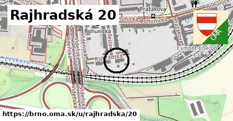 Rajhradská 20, Brno