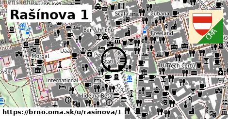 Rašínova 1, Brno