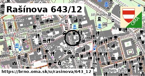 Rašínova 643/12, Brno