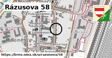 Rázusova 58, Brno