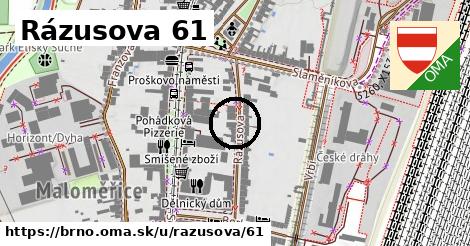 Rázusova 61, Brno