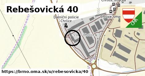 Rebešovická 40, Brno