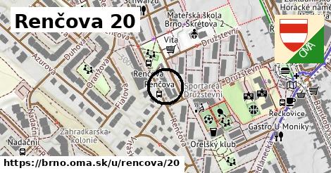 Renčova 20, Brno