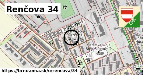 Renčova 34, Brno