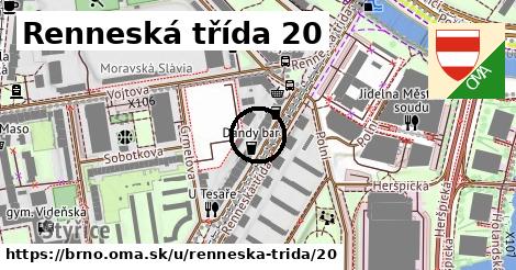 Renneská třída 20, Brno