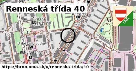 Renneská třída 40, Brno