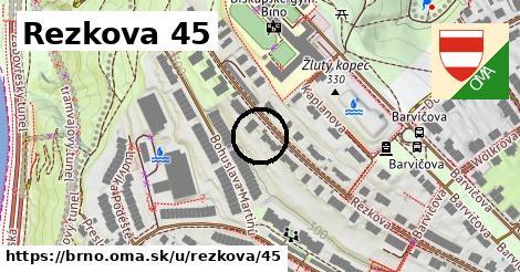 Rezkova 45, Brno