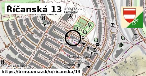 Říčanská 13, Brno