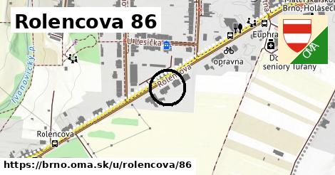 Rolencova 86, Brno