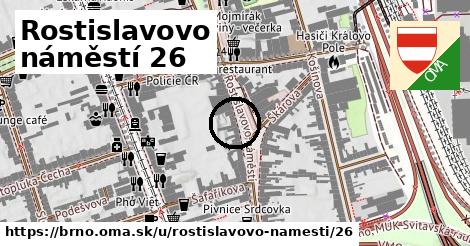 Rostislavovo náměstí 26, Brno