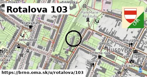 Rotalova 103, Brno