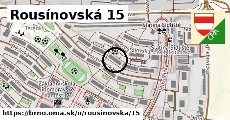 Rousínovská 15, Brno