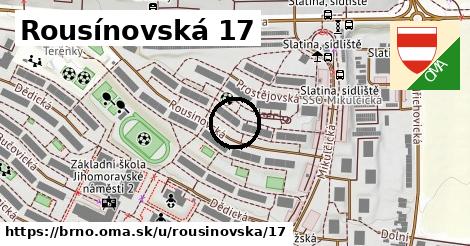 Rousínovská 17, Brno