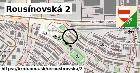 Rousínovská 2, Brno