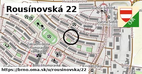 Rousínovská 22, Brno