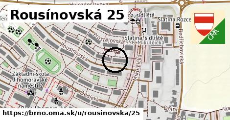 Rousínovská 25, Brno