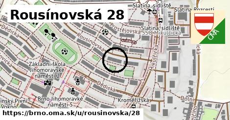 Rousínovská 28, Brno