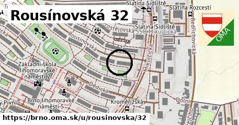 Rousínovská 32, Brno