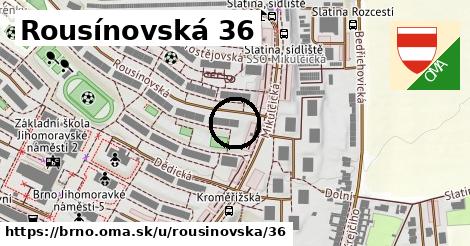 Rousínovská 36, Brno