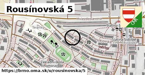 Rousínovská 5, Brno