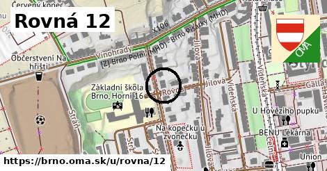 Rovná 12, Brno