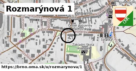 Rozmarýnová 1, Brno