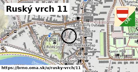 Ruský vrch 11, Brno