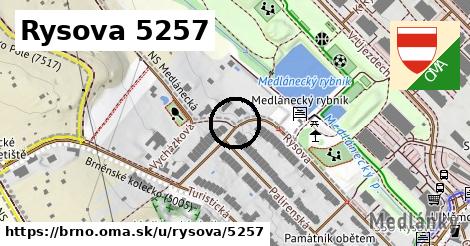 Rysova 5257, Brno