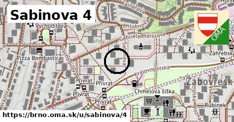 Sabinova 4, Brno