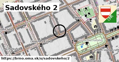 Sadovského 2, Brno