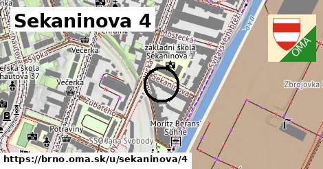 Sekaninova 4, Brno