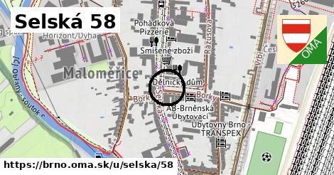 Selská 58, Brno