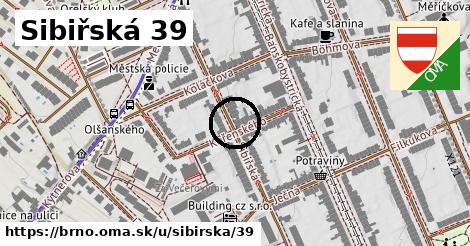 Sibiřská 39, Brno