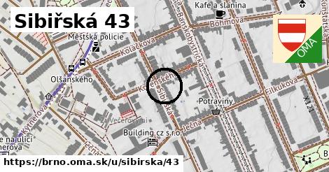 Sibiřská 43, Brno
