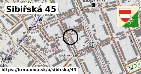 Sibiřská 45, Brno